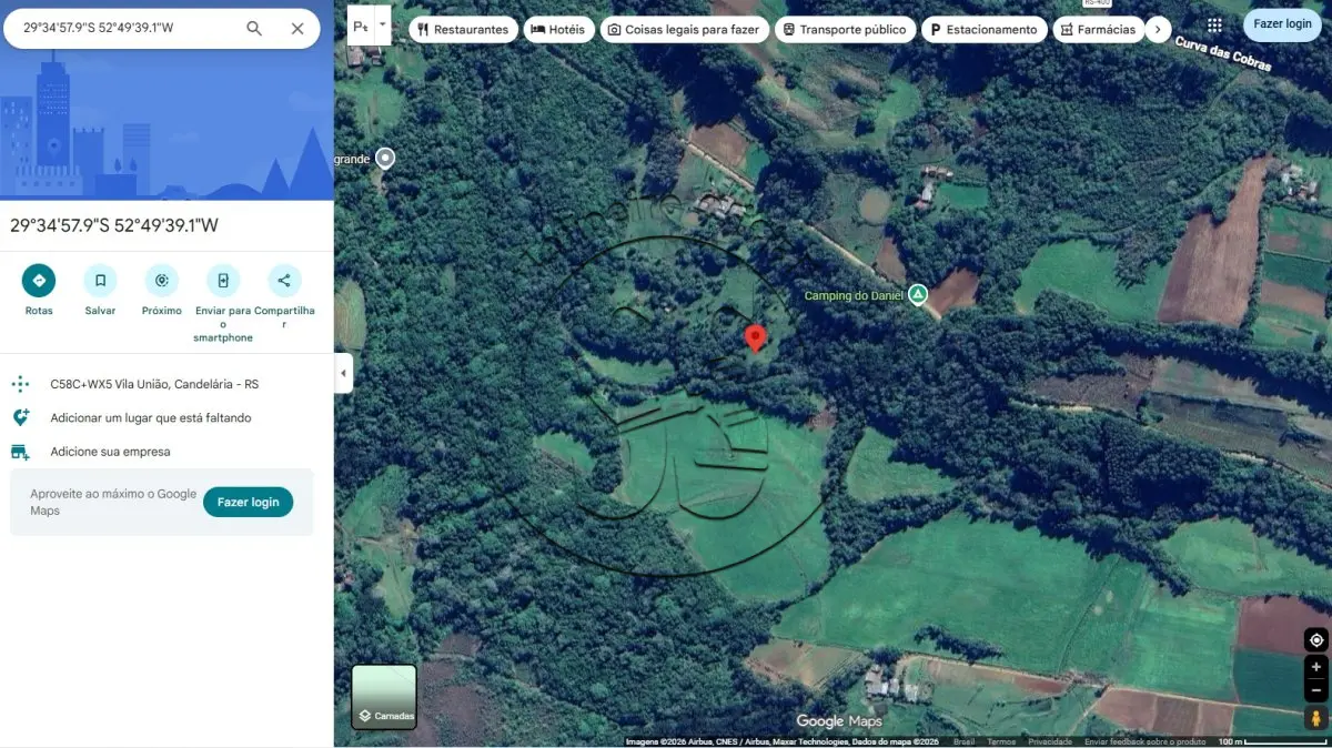 LOTE 024 - A nua propriedade da fração de terras, correspondente a 197.900m², lugar denominado Arroio Grandede, Candelária/RS