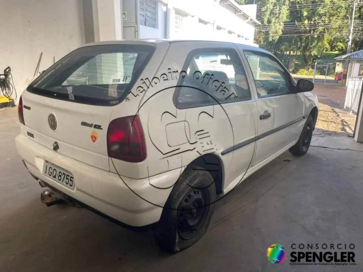 LOTE 001 - Automóvel IMP/VW GOL CL 1.6 MI, ano/modelo: 1997 / 1997
