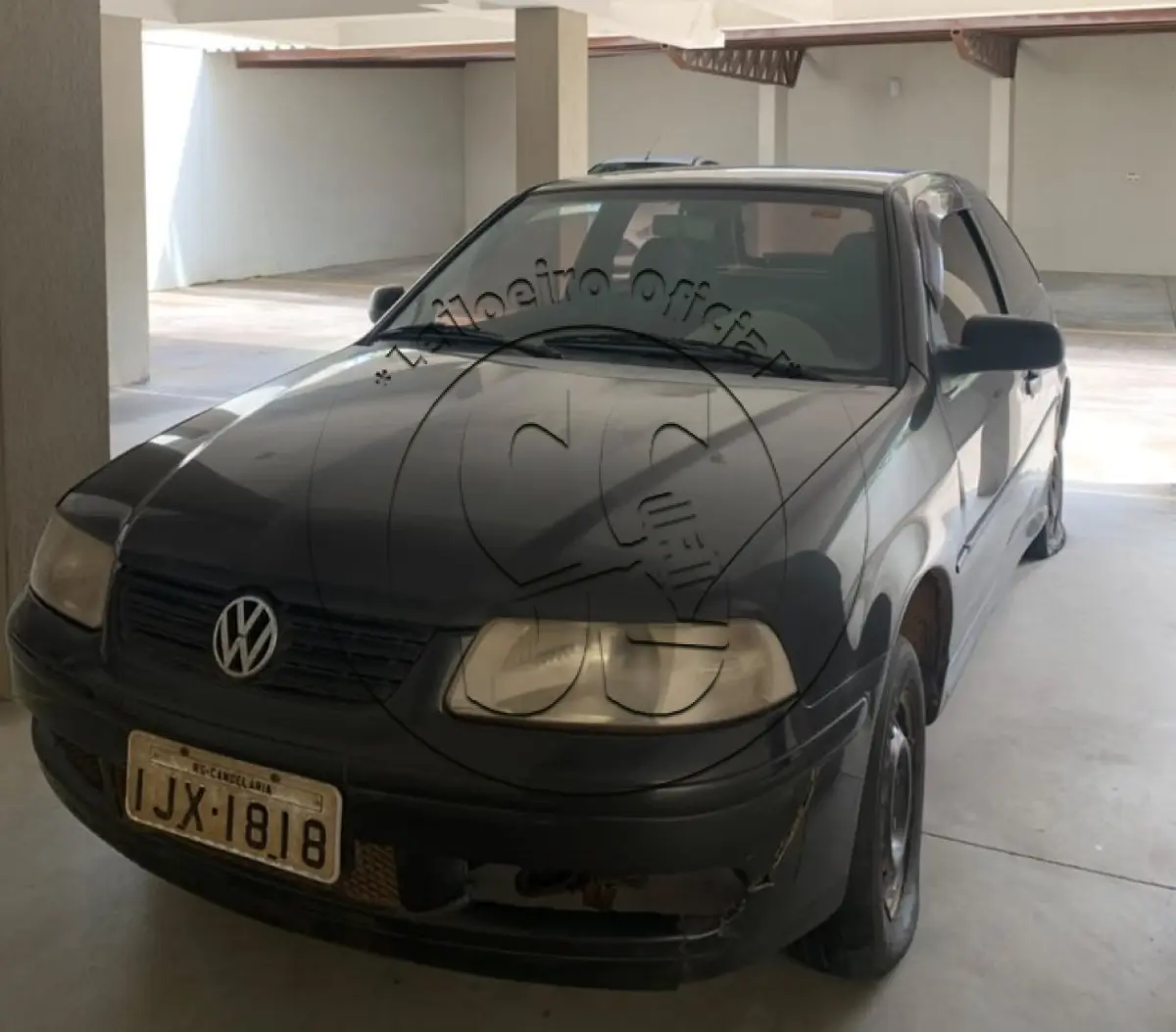LOTE 021 - Automóvel VW/GOL 1.0, ano/modelo: 2001/2001, placa: IJX1818