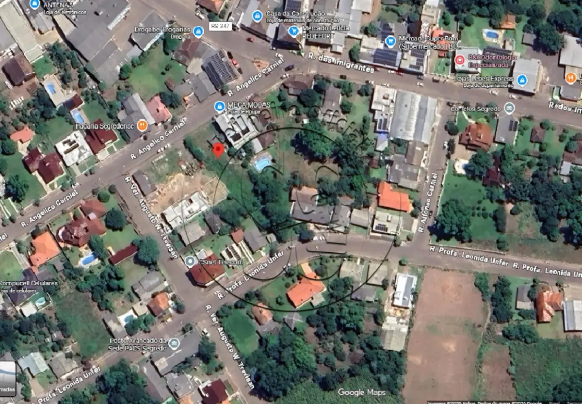 LOTE 014 - Terreno com 459m², em condomínio, RUA ANGÉLICO CARNIEL, na cidade de Segredo/RS