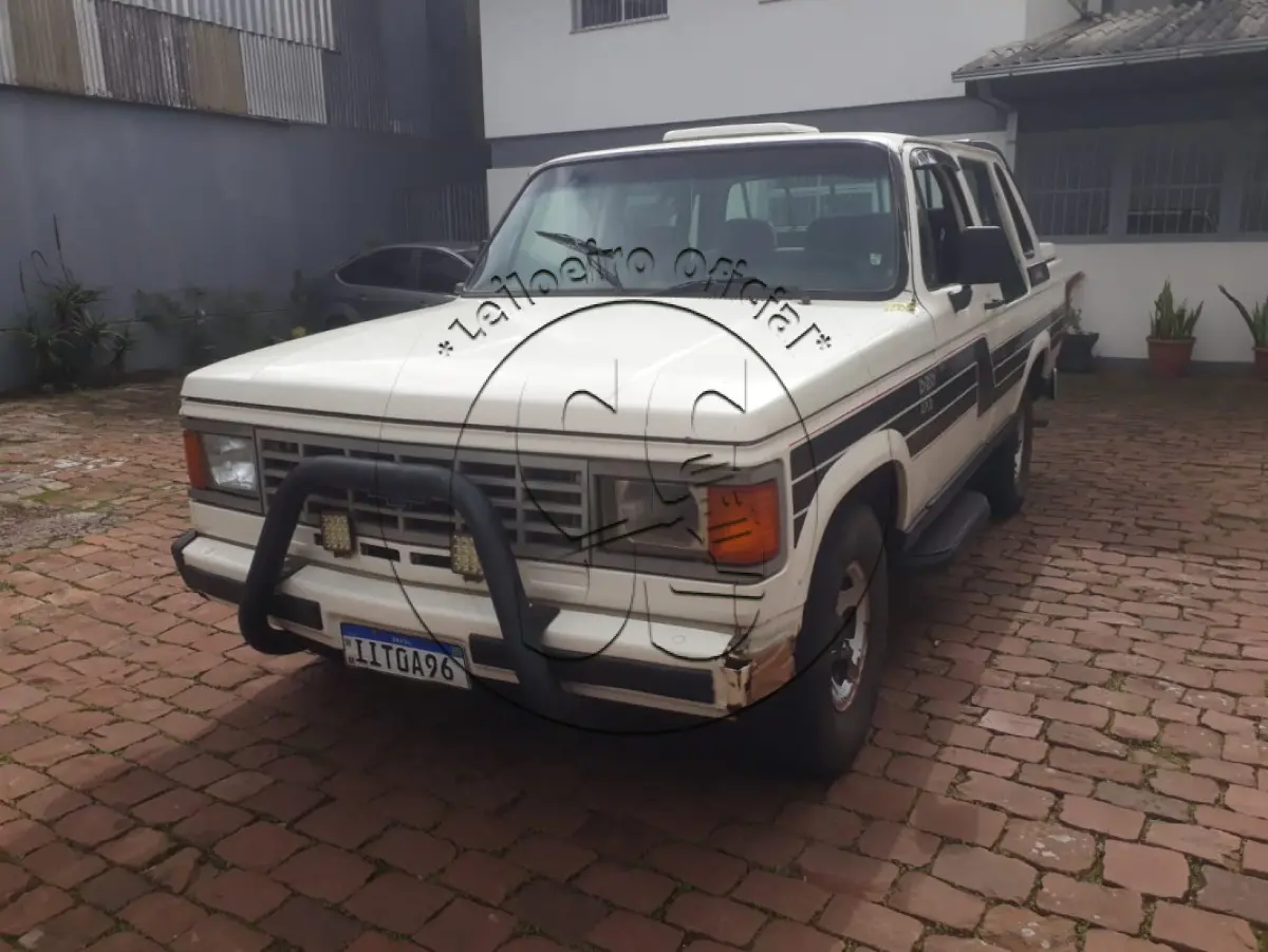 LOTE 037 - Caminhonete GM/CHEVROLET D20 CUSTOM, ano/modelo: 1991/1991, placa: IIT0A96
