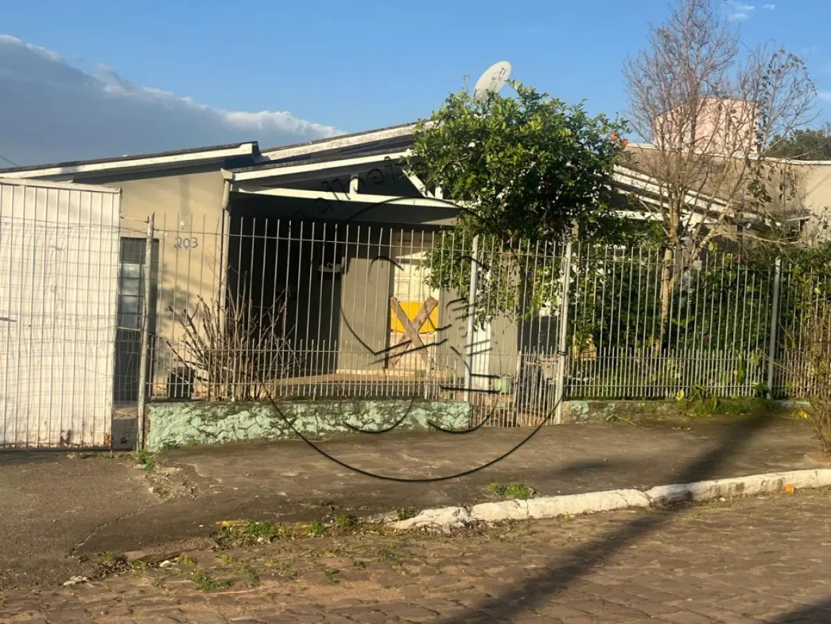 UM TERRENO, COM SUAS BENFEITORIAS, NA RUA PORTO ALEGRE, Nº 203, SANTA CRUZ ...