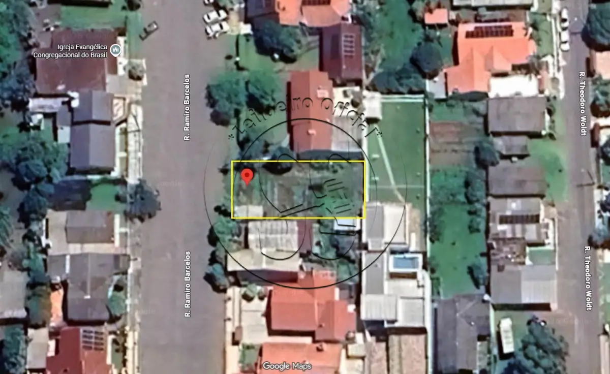 LOTE 005 - Um terreno na RUA RAMIRO BARCELOS, na cidade de Agudo/RS