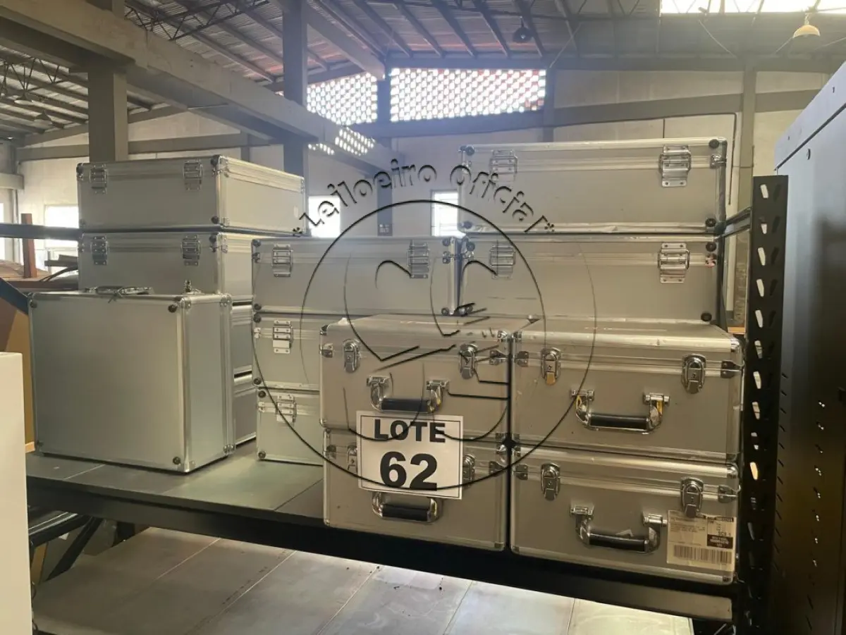 LOTE 062 - 19 Case cinza p/ transporte