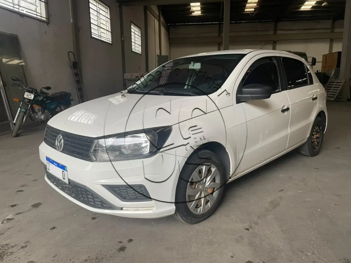 LOTE 001 - Automóvel VW/GOL 1.0L MC4, ano/modelo: 2020/2021,